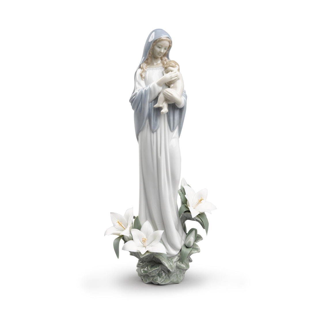 Lladro Madonna of The Flowers Figurine - 01008322
