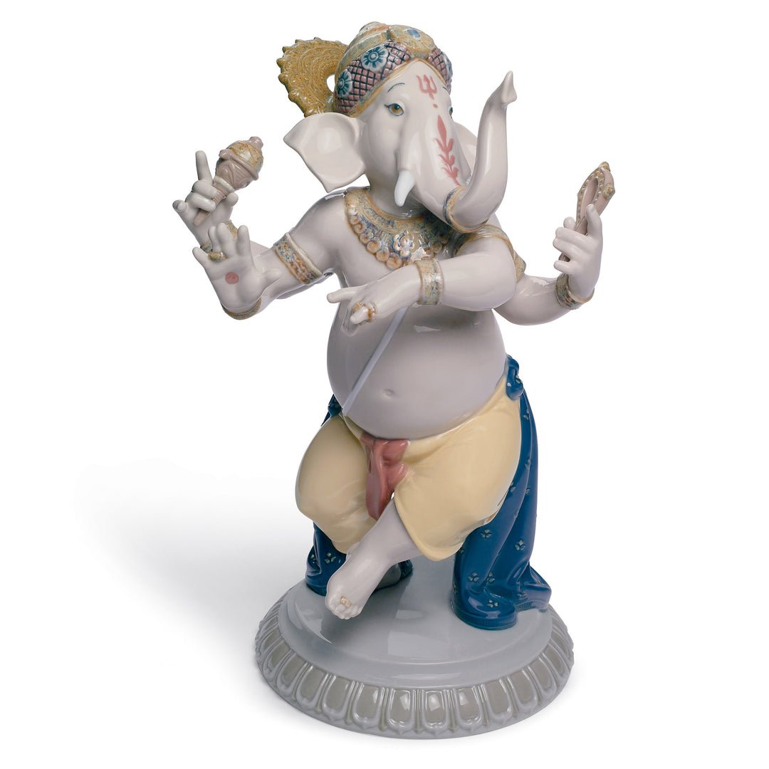 Lladro Dancing Ganesha Figurine - 01008327
