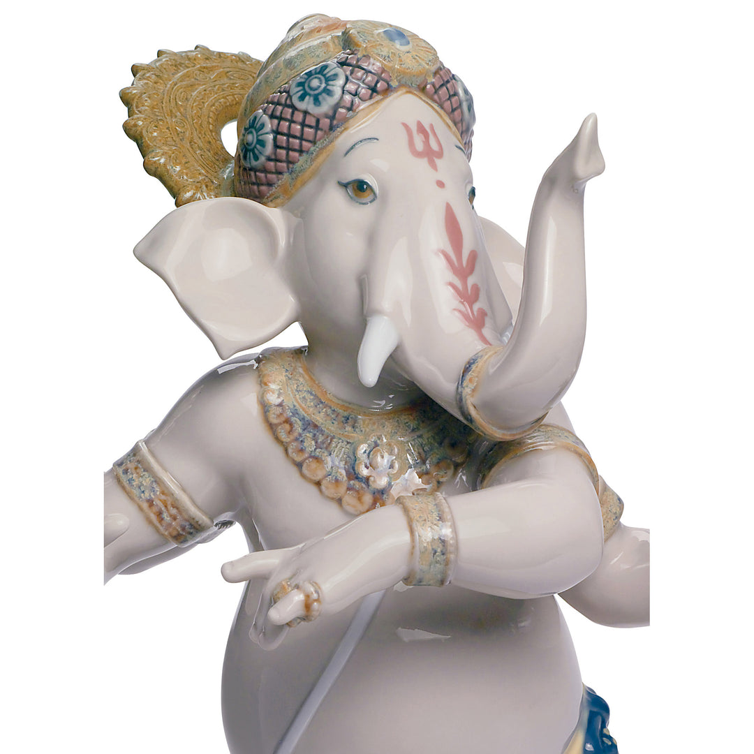 Image 2 Lladro Dancing Ganesha Figurine - 01008327