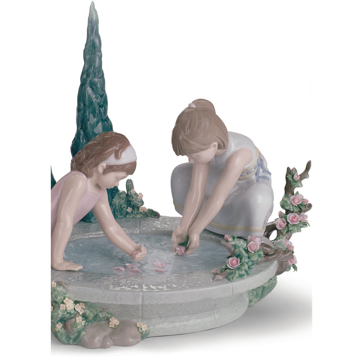 Image 2 Lladro Petals in The Pond Children Figurine - 01008355