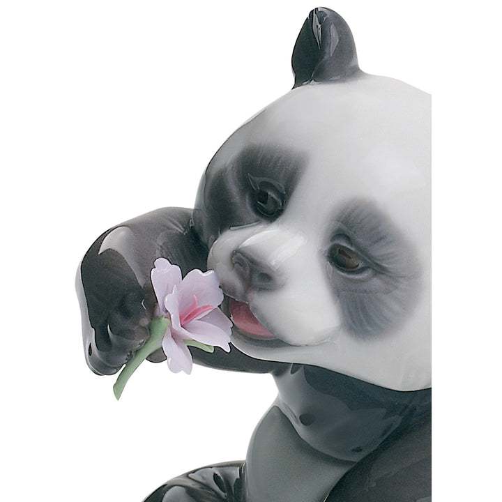 Image 2 Lladro A Cheerful Panda Figurine - 01008358