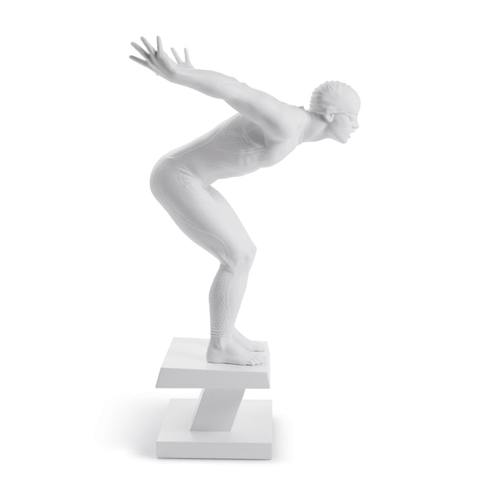 Lladro Swimmer Man Figurine - 01008398