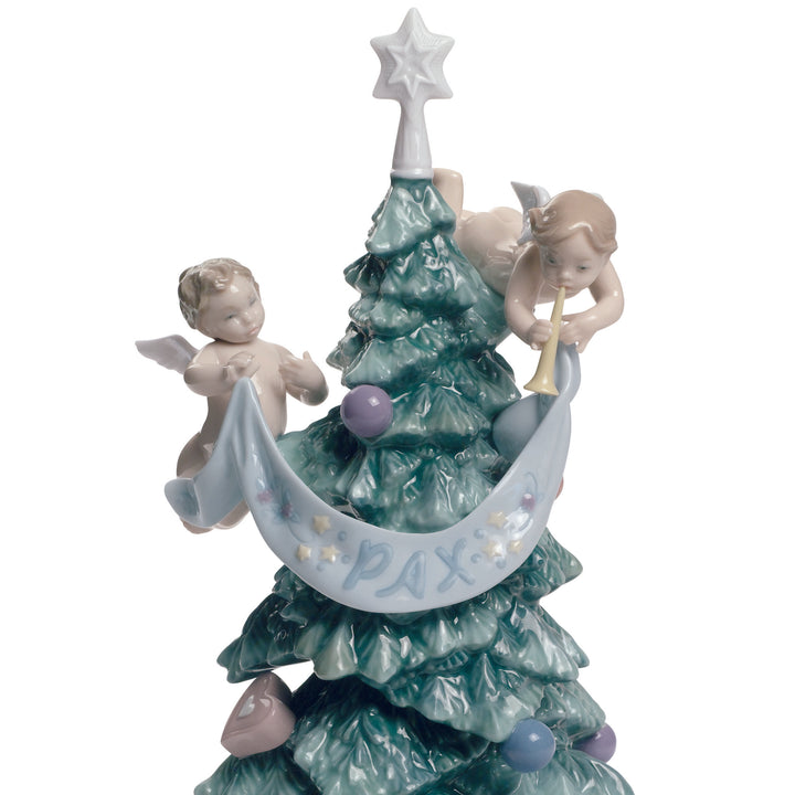 Image 2 Lladro Evergreen of Peace Tree Figurine - 01008403