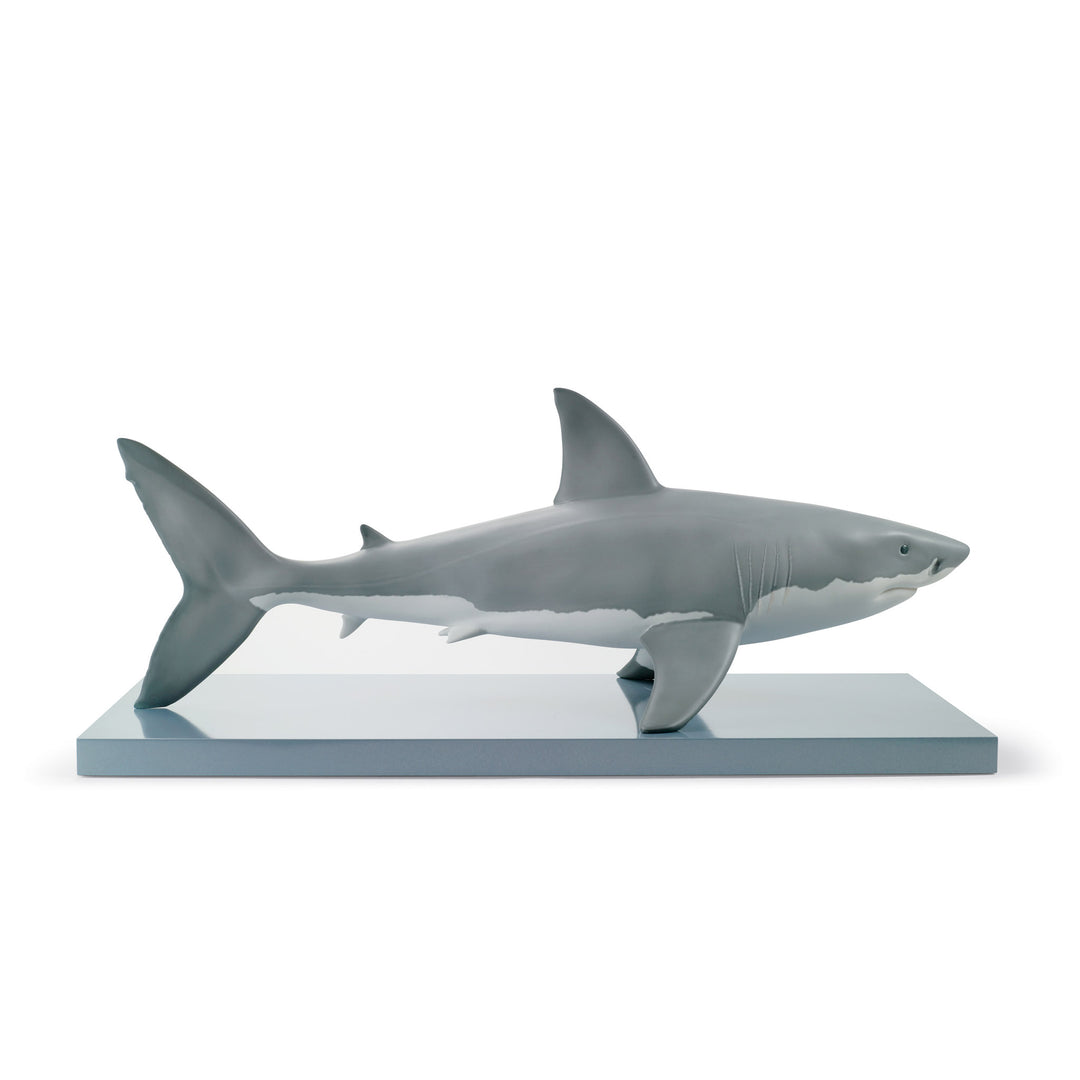 Lladro White Shark Figurine - 01008470