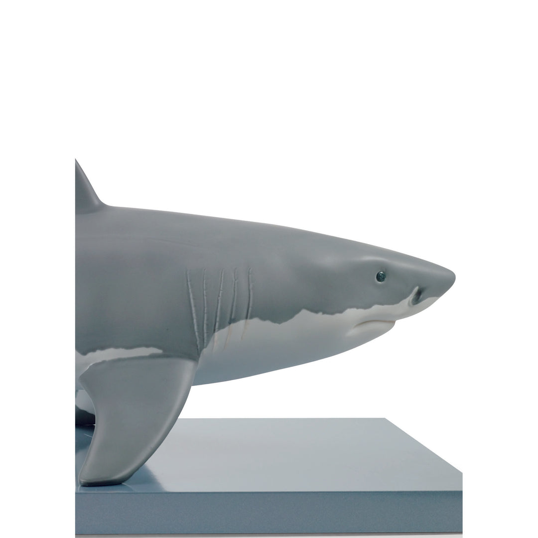 Image 2 Lladro White Shark Figurine - 01008470