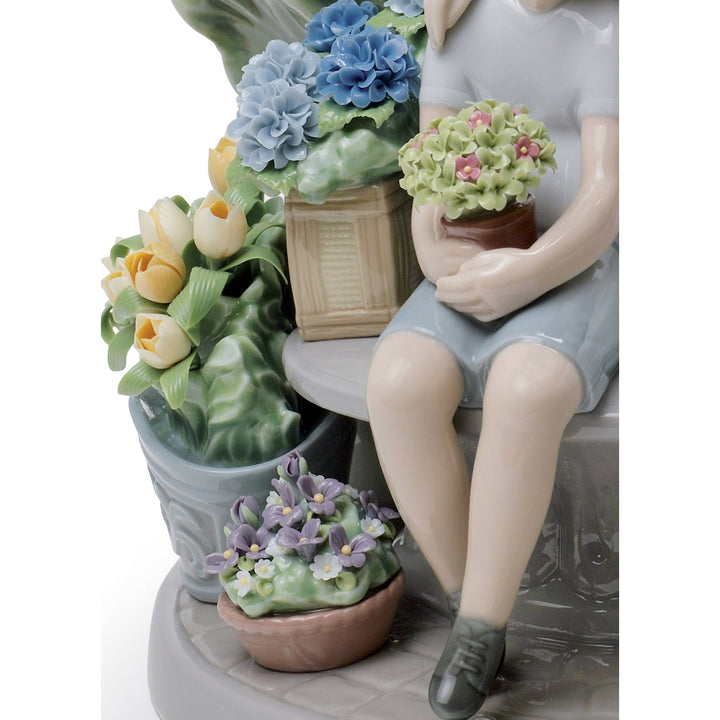 Image 3 Lladro Secrets in The Park Children Figurine. Limited Edition - 01008506