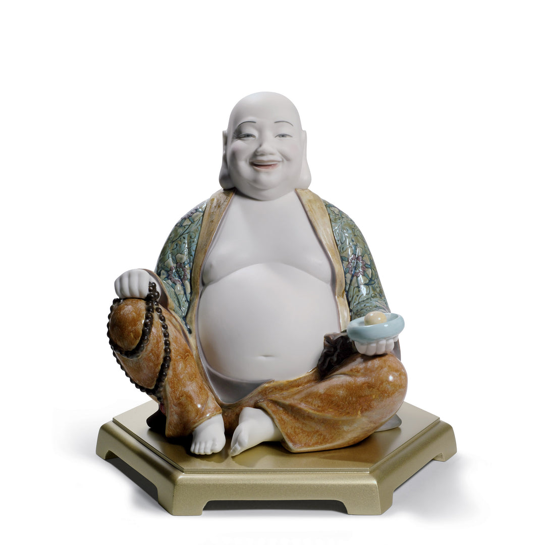 Lladro Happy Buddha Figurine - 01008566