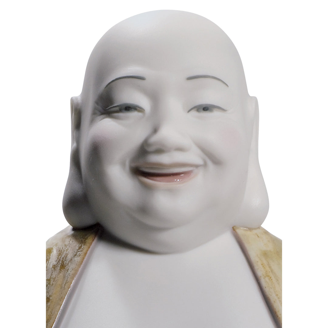 Image 3 Lladro Happy Buddha Figurine - 01008566