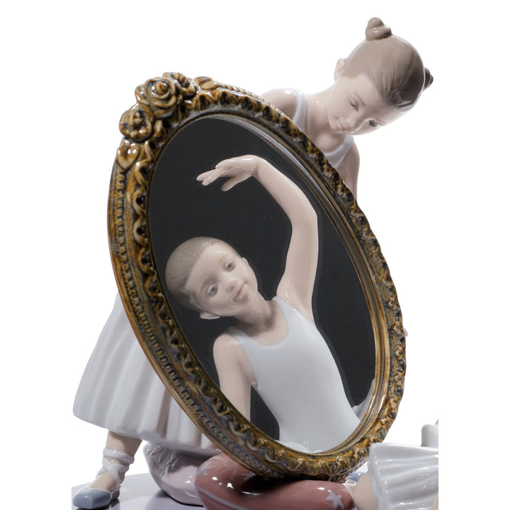 Image 2 Lladro My Perfect Pose Ballet Girls Figurine - 01008571