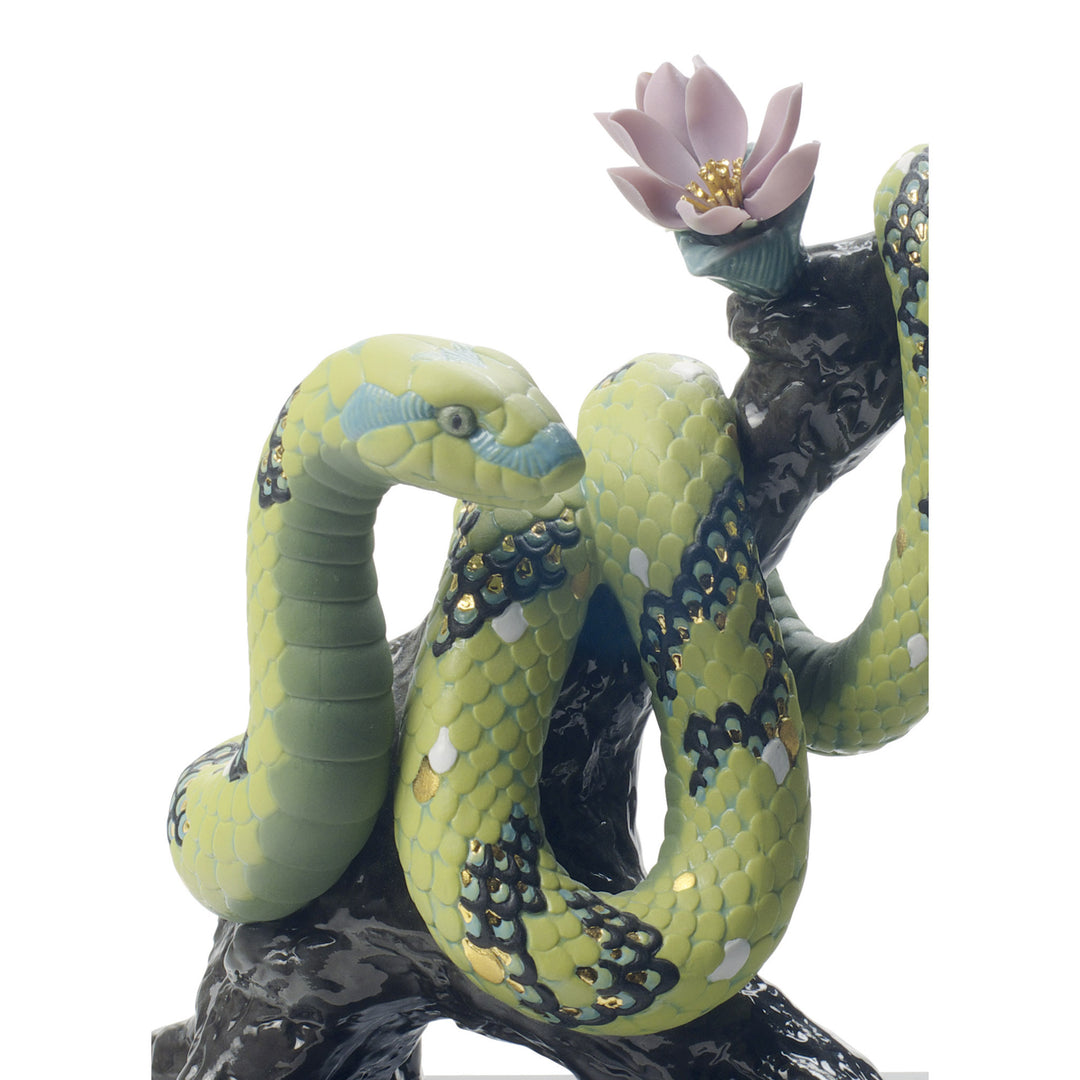 Image 2 Lladro The Snake Sculpture. Limited Edition - 01008614