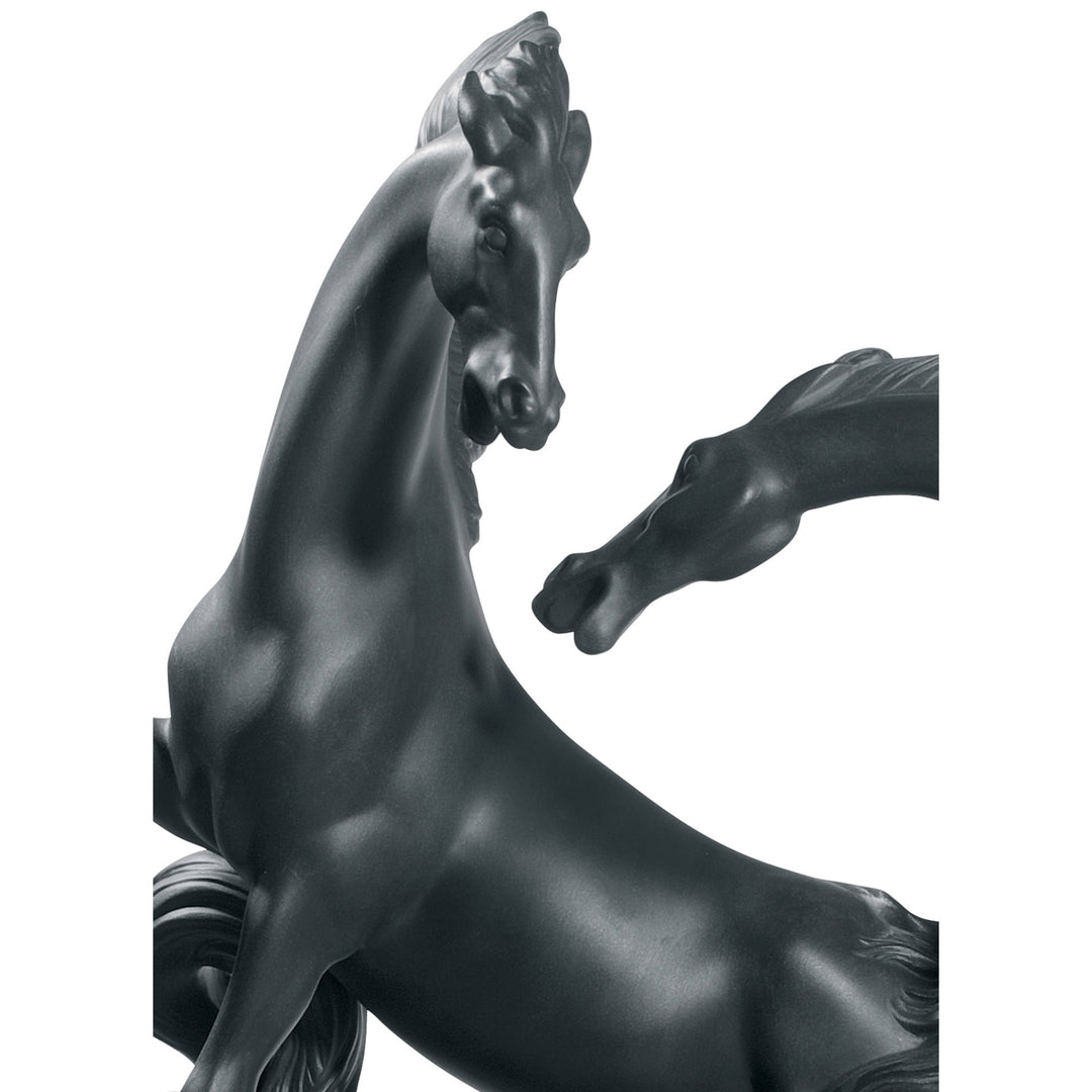 Image 4 Lladro Horses' Group Sculpture. Limited Edition - 01008618