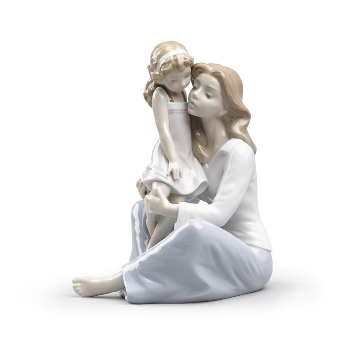 Lladro Mommy's Little Girl Mother Figurine - 01008623