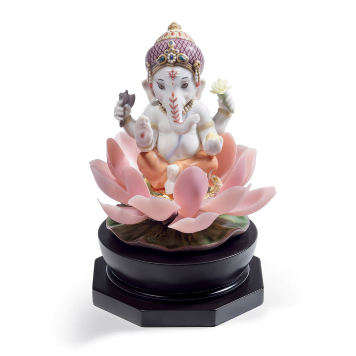 Lladro Padmasana Ganesha Figurine - 01008635