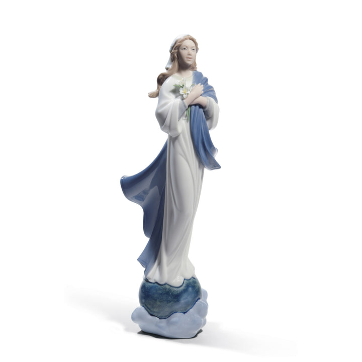 Lladro Blessed Virgin Mary Figurine - 01008642