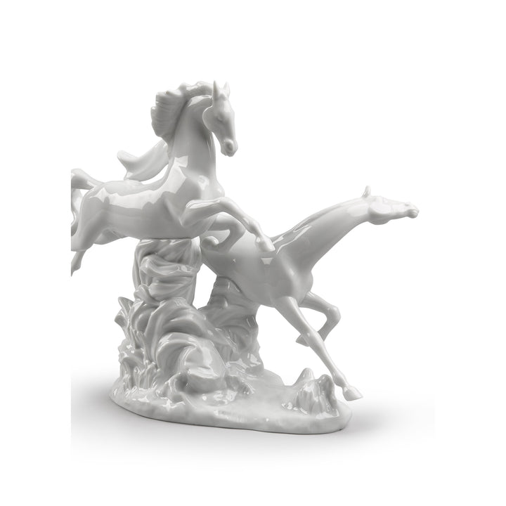 Image 2 Lladro Horses Galloping Figurine - 01008682