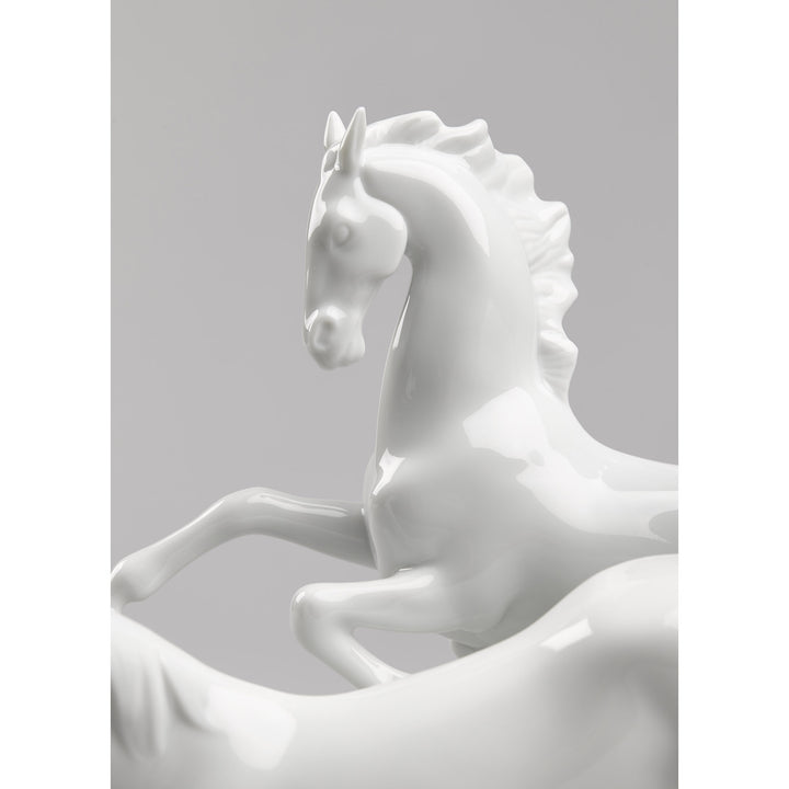 Image 5 Lladro Horses Galloping Figurine - 01008682