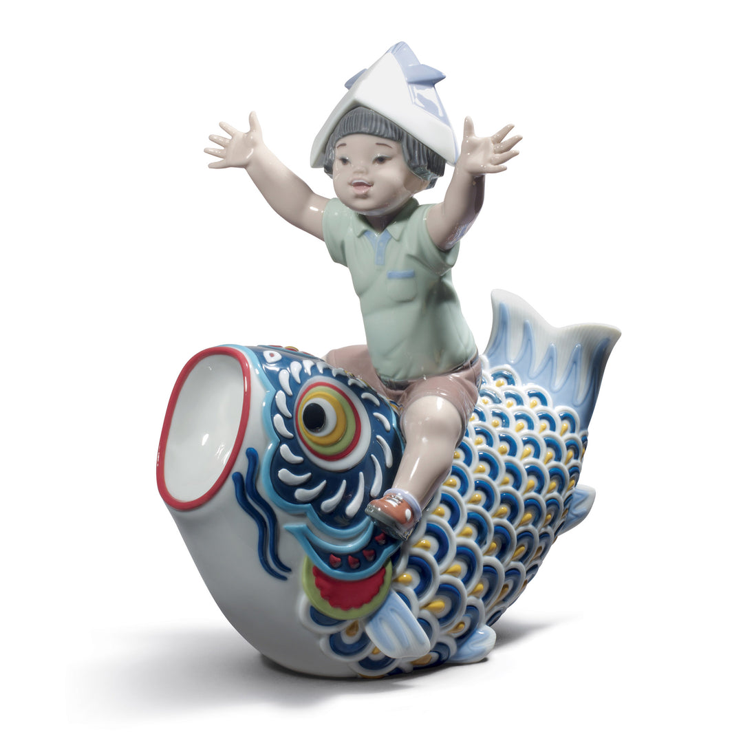 Lladro Happy Boy's Day Figurine. Limited Edition - 01008775