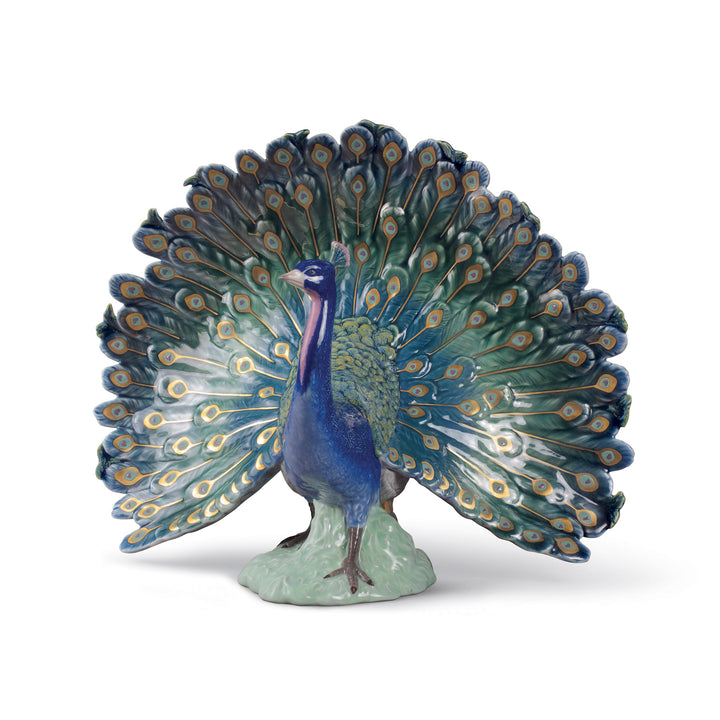 Lladro Peacock Figurine - 01008777