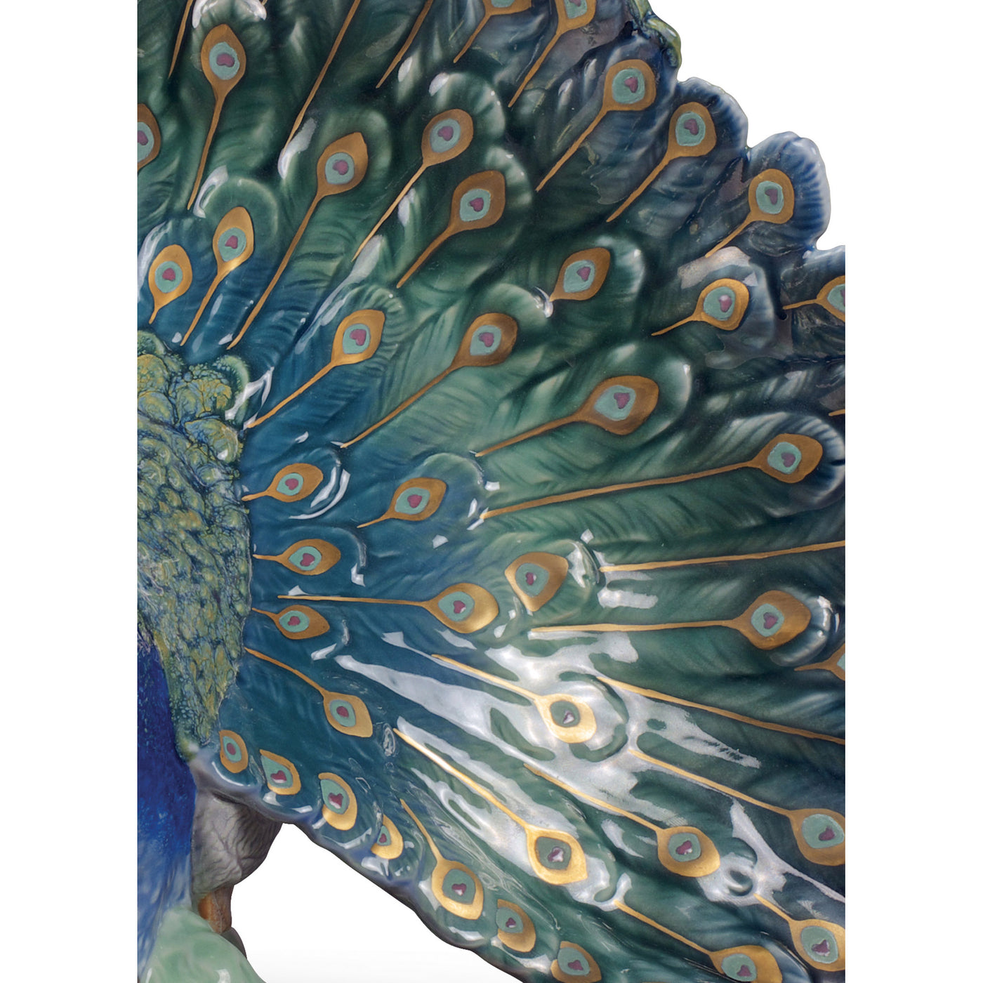 Image 5 Lladro Peacock Figurine - 01008777