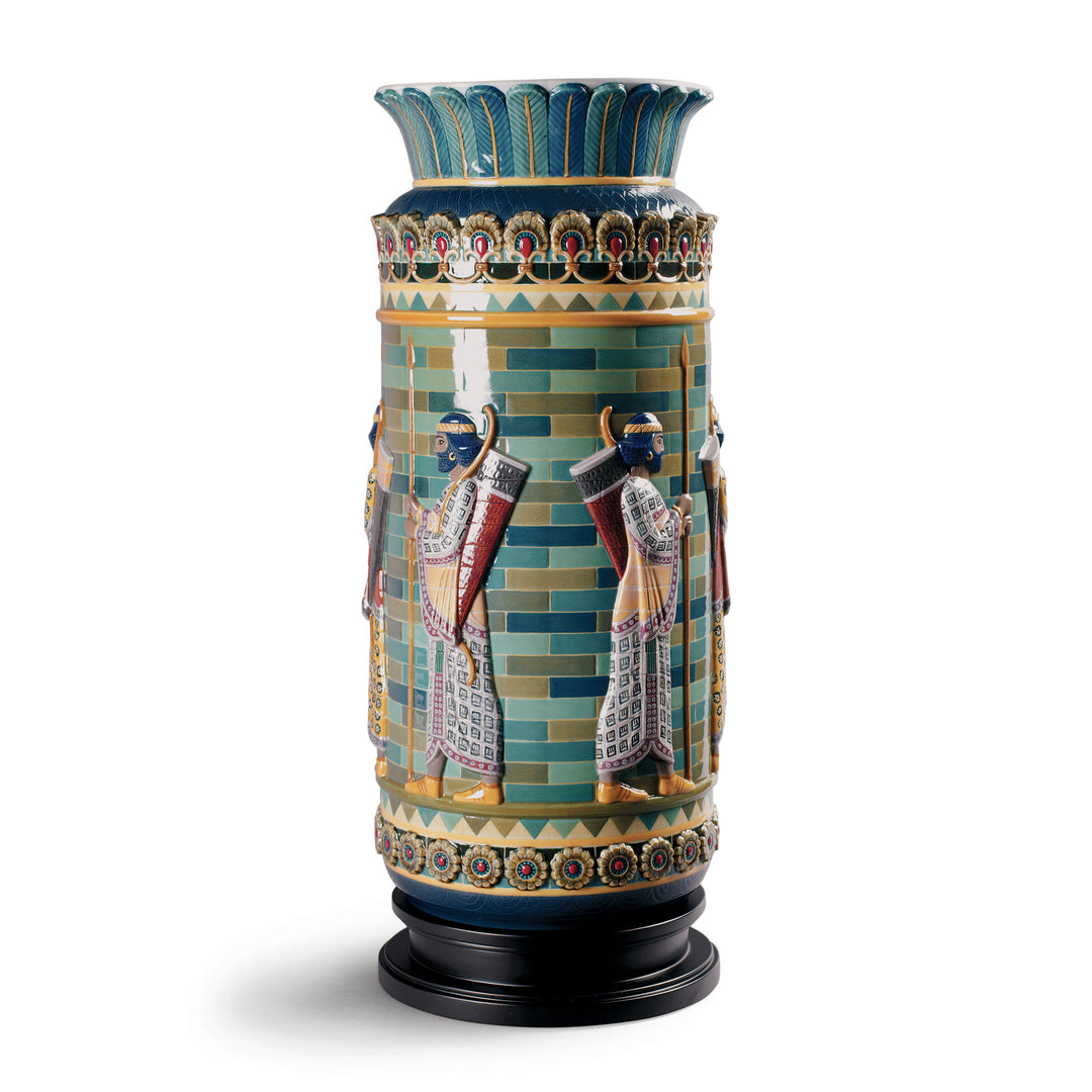 Image 2 Lladro Archers Frieze Vase Sculpture. Limited Edition - 01008778