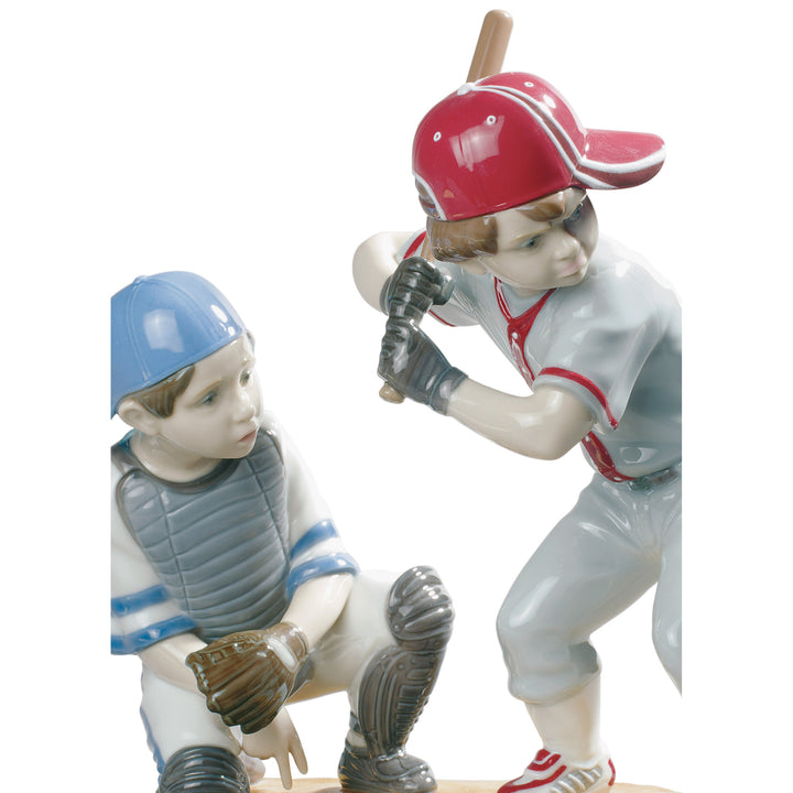 Image 2 Lladro Baseball Players Figurine - 01008797