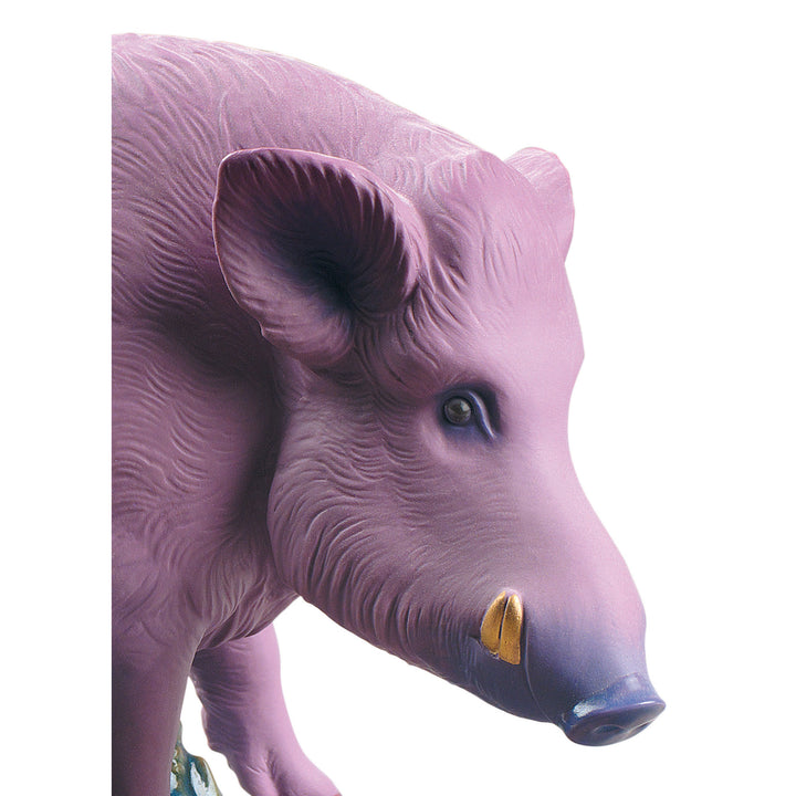 Image 2 Lladro The Boar Figurine. Limited Edition - 01009120
