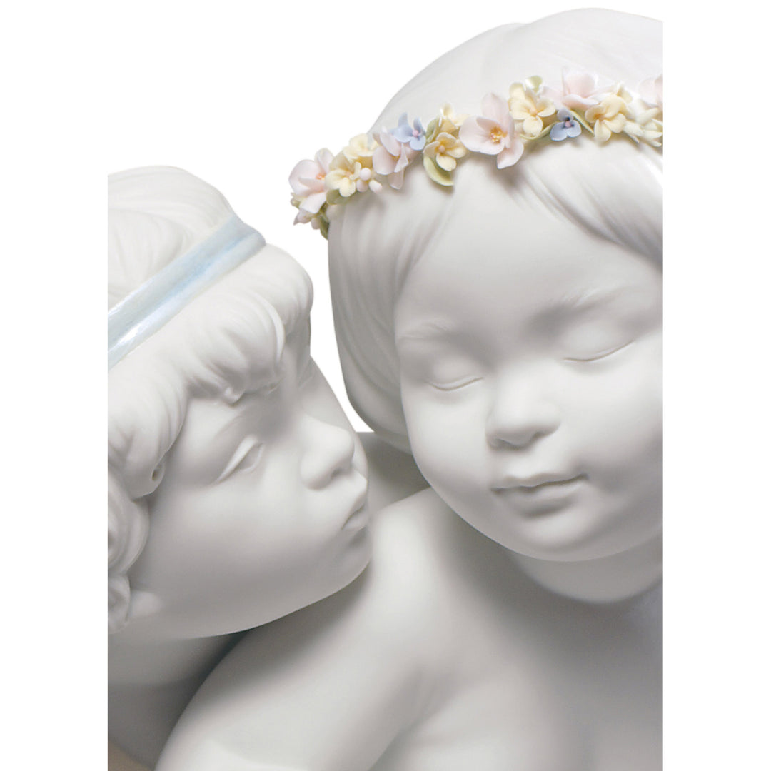 Image 2 Lladro Eros and Psyche Angels Figurine - 01009128
