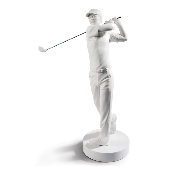 Lladro Golf Champion Man Figurine. White - 01009132