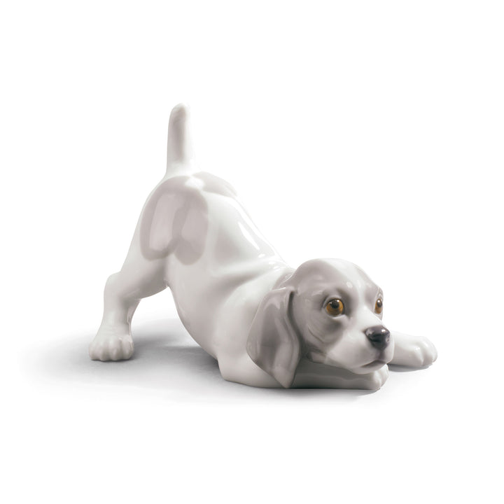 Lladro Playful Puppy Figurine - 01009135