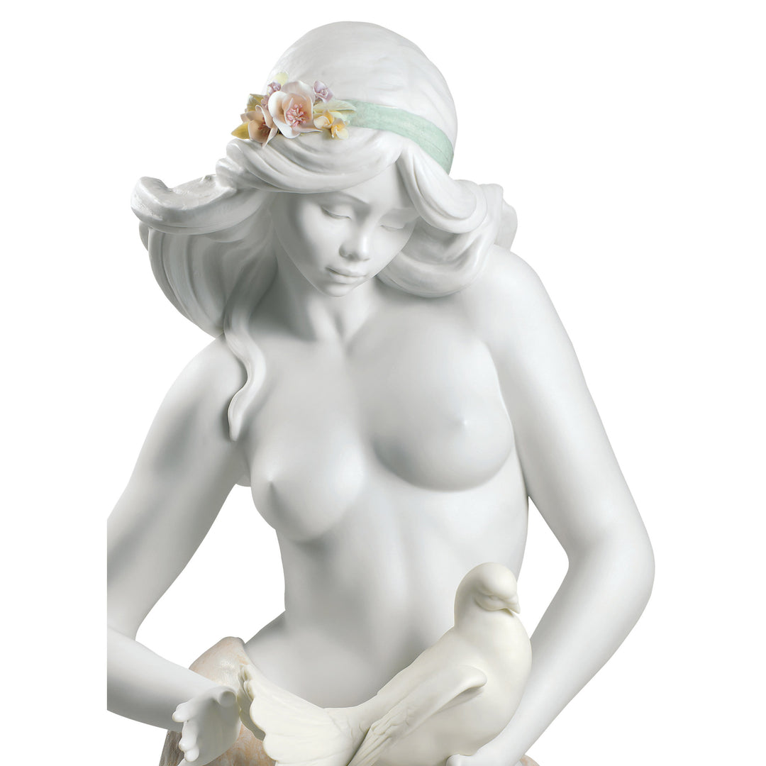 Image 2 Lladro A Tribute to Peace Woman Figurine - 01009147