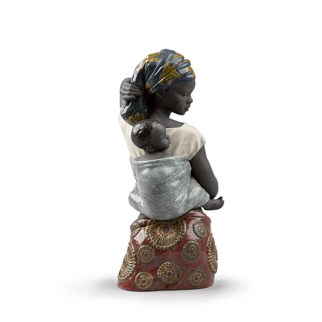 Image 2 Lladro African Bond Mother Figurine - 01009159
