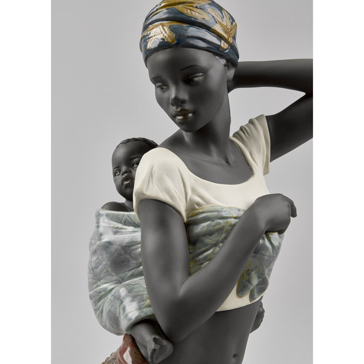 Image 3 Lladro African Bond Mother Figurine - 01009159