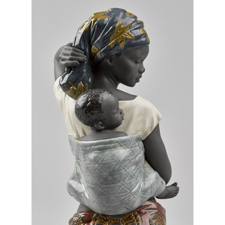 Image 4 Lladro African Bond Mother Figurine - 01009159