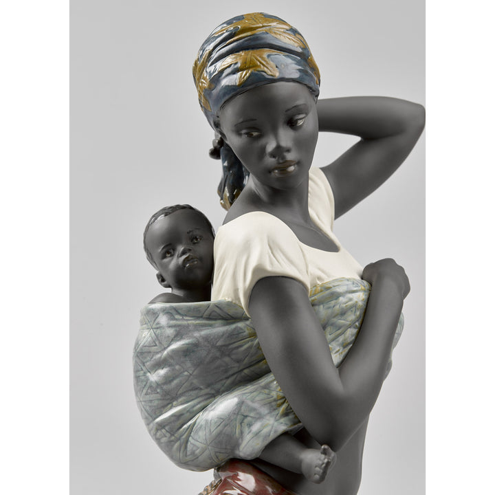 Image 7 Lladro African Bond Mother Figurine - 01009159