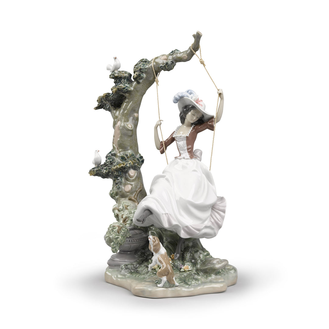 Lladro Swinging Woman Figurine - 01009163