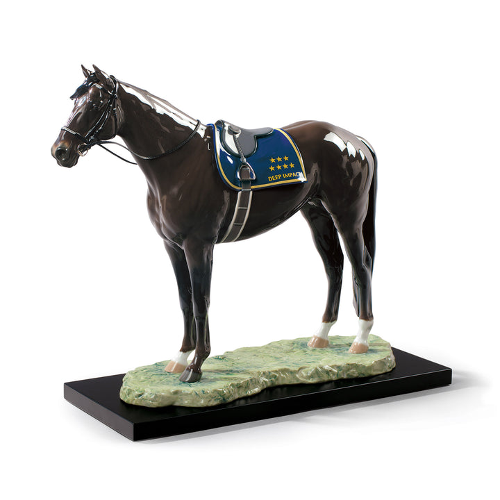 Image 2 Lladro Deep Impact Horse Sculpture. Limited Edition Gloss - 01009184
