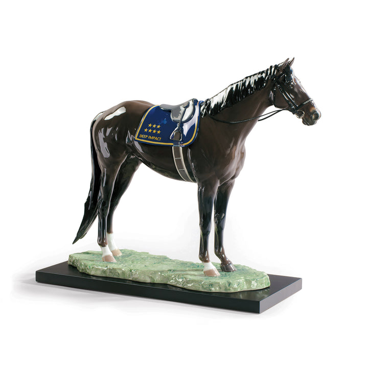 Image 3 Lladro Deep Impact Horse Sculpture. Limited Edition Gloss - 01009184