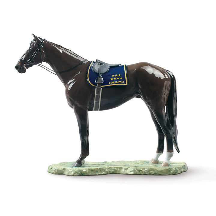 Image 4 Lladro Deep Impact Horse Sculpture. Limited Edition Gloss - 01009184