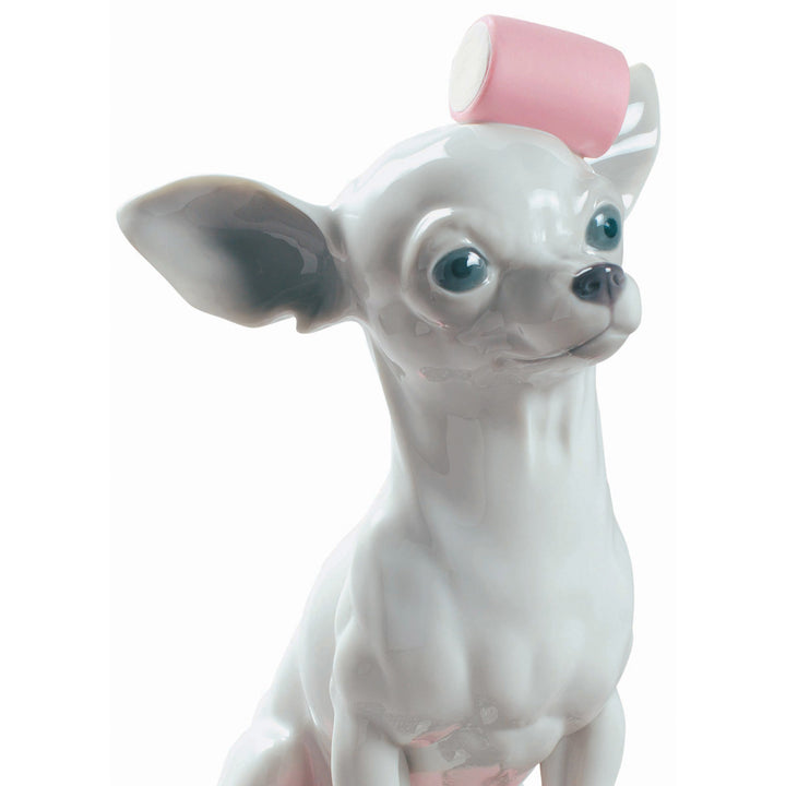 Image 2 Lladro Chihuahua with Marshmallows Dog Figurine - 01009191