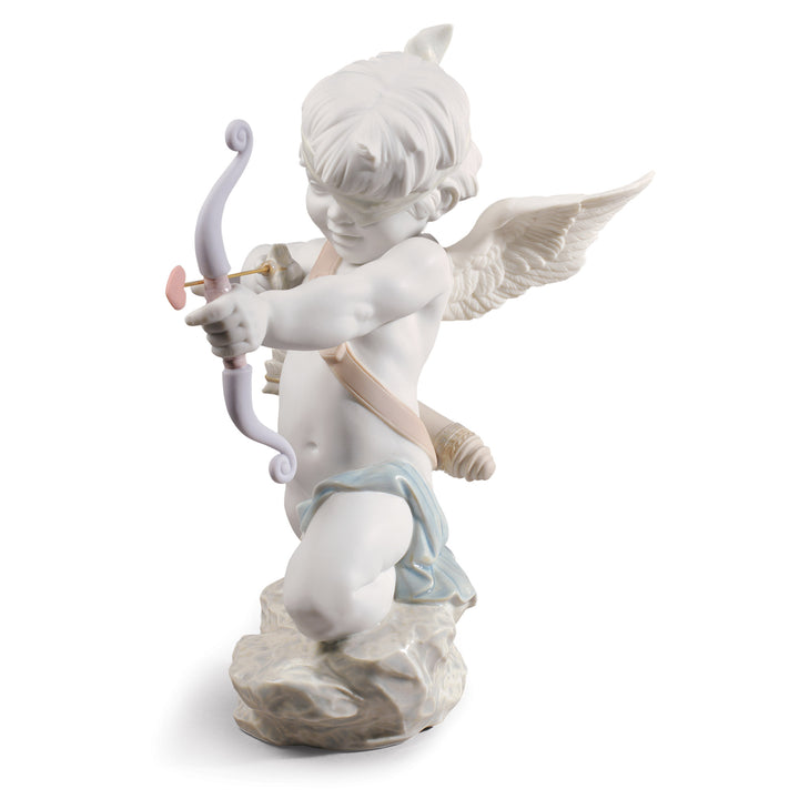 Image 4 Lladro Straight to The Heart Cupid Angel Figurine - 01009209