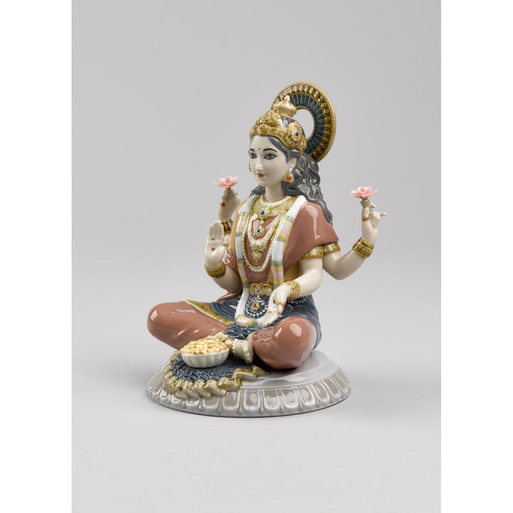 Image 7 Lladro Goddess Sri Lakshmi Figurine - 01009229