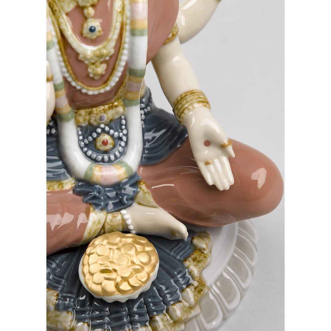 Image 9 Lladro Goddess Sri Lakshmi Figurine - 01009229