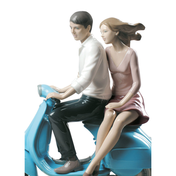 Image 2 Lladro Riding with You Couple Figurine - 01009231