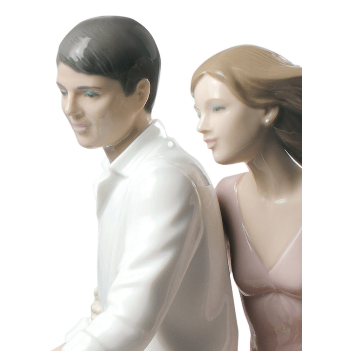 Image 6 Lladro Riding with You Couple Figurine - 01009231