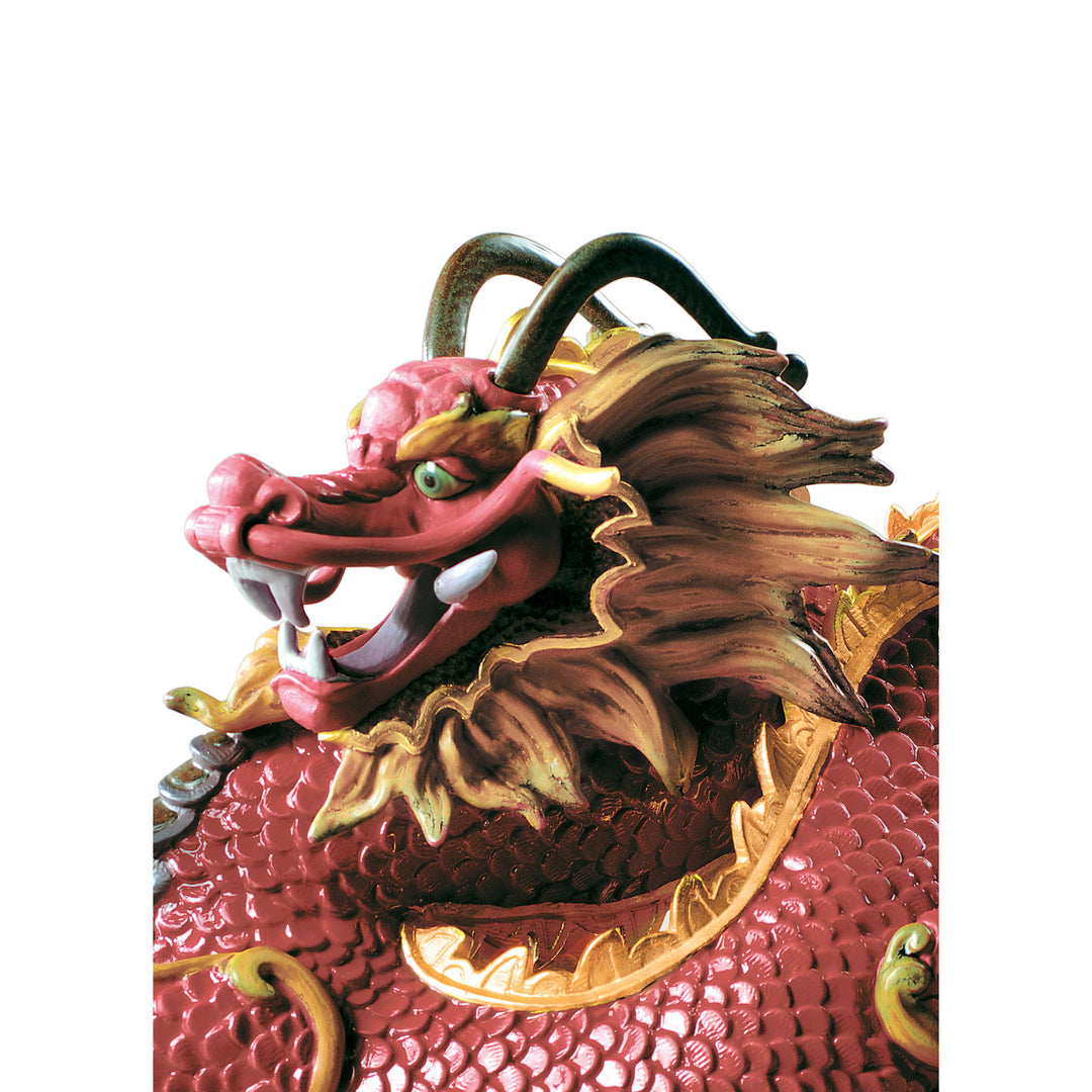 Image 2 Lladro Majestic Dragon Sculpture - 01009235