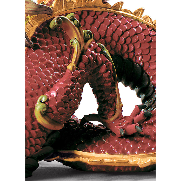 Image 3 Lladro Majestic Dragon Sculpture - 01009235