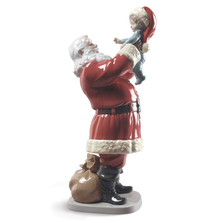 Lladro Merry Christmas Santa! Figurine - 01009254