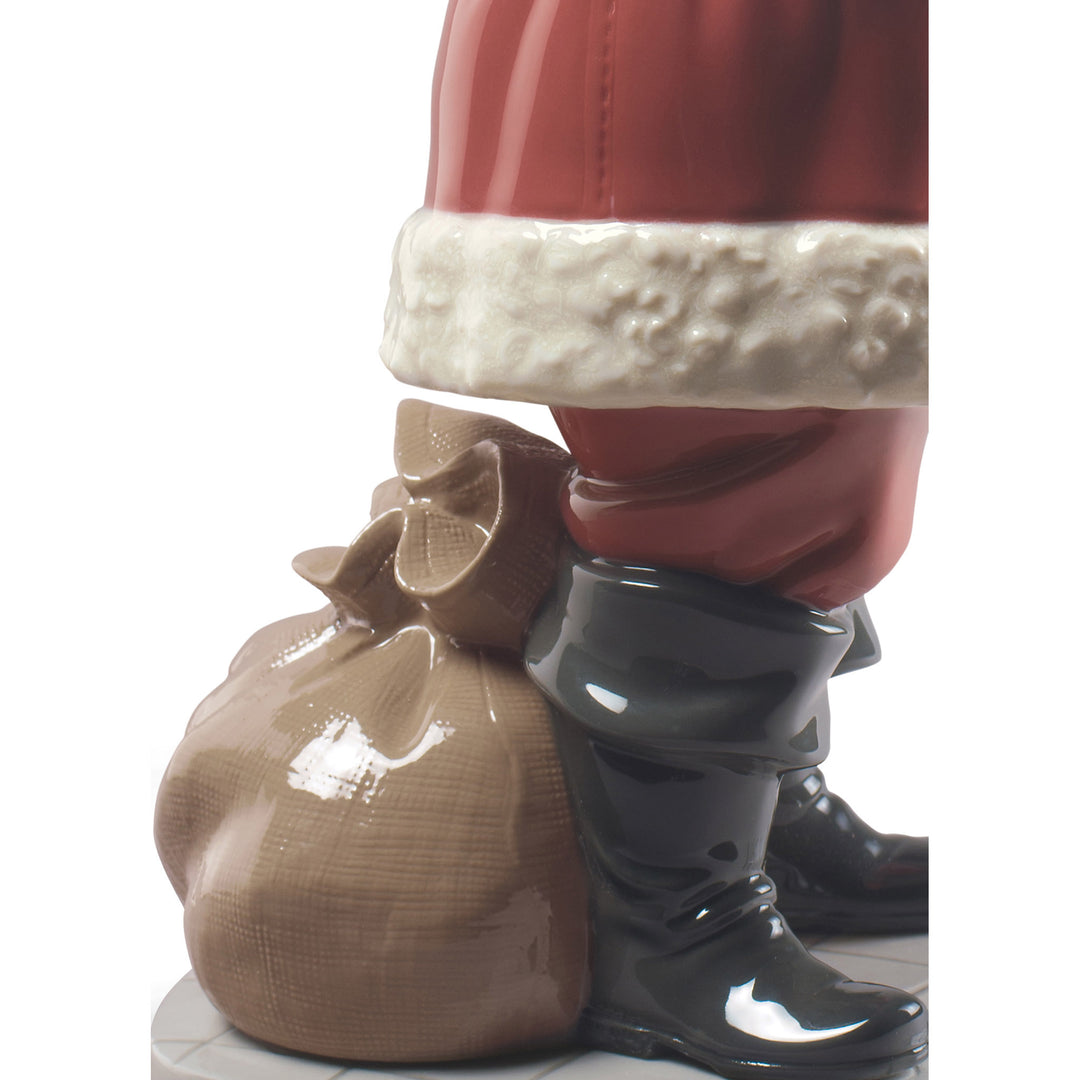 Image 4 Lladro Merry Christmas Santa! Figurine - 01009254