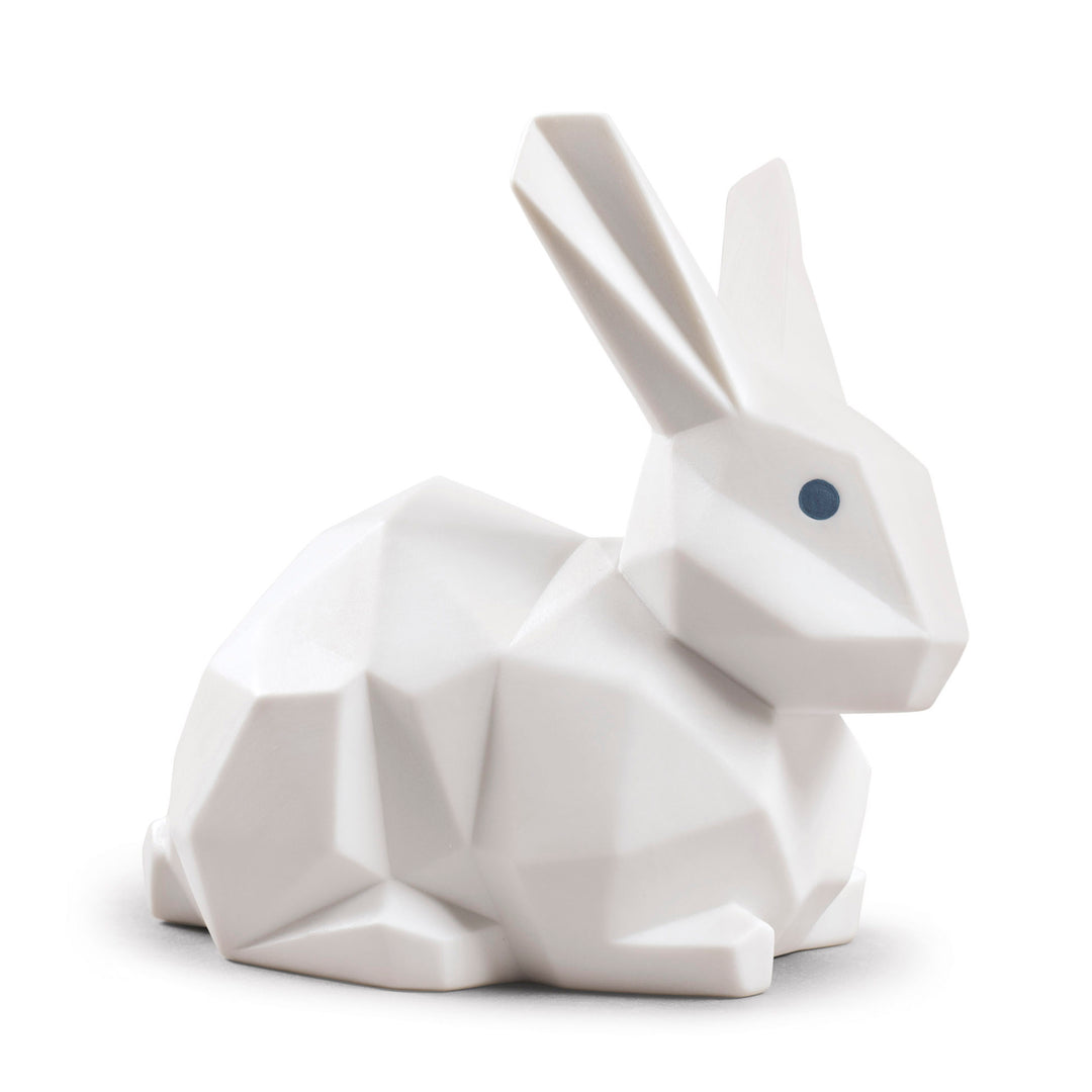 Lladro Rabbit Figurine. Matte White - 01009269