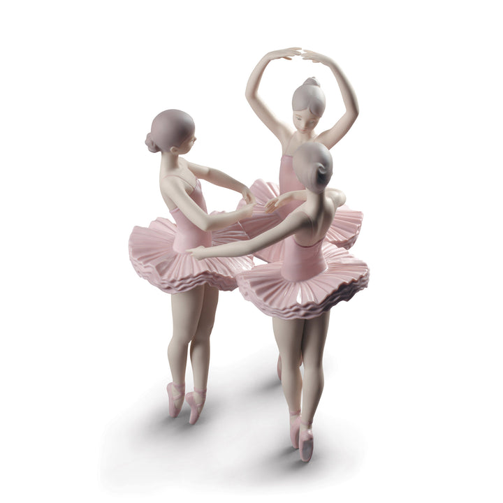 Image 3 Lladro Our Ballet Pose Dancers Figurine - 01009286